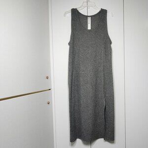 Fabletics Sleeveless Midi Dress Women's Size M Gray